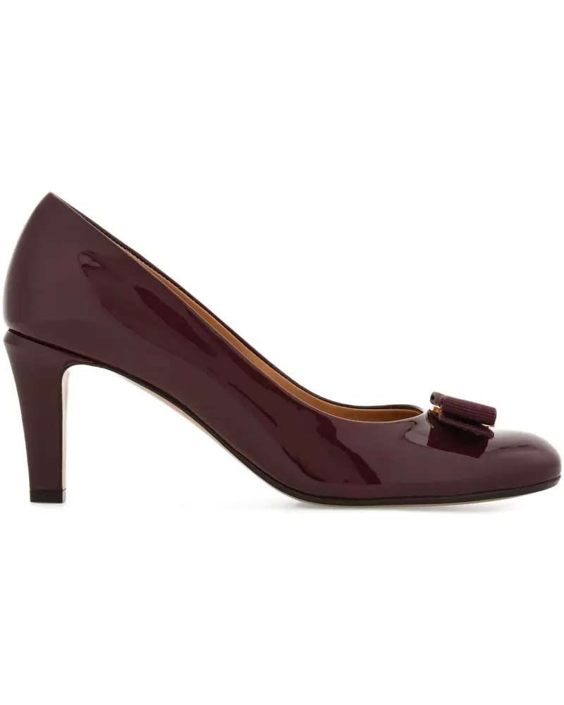 Ferragamo Pumps mit Vara-Schleife 70mm - Violett Violett