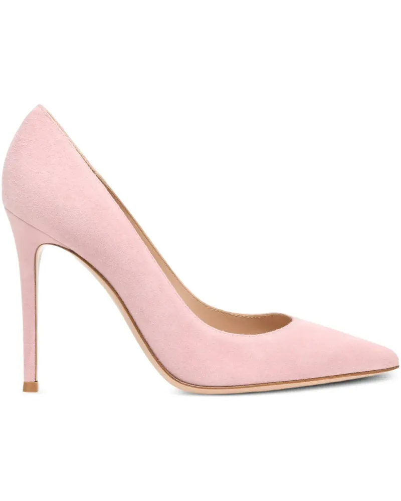 Gianvito Rossi Gianvito Pumps aus Wildleder 105mm - Rosa Rosa