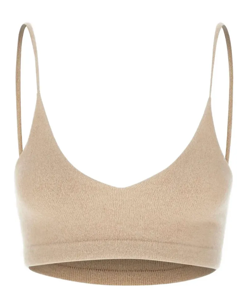 Laneus Sense crop top - Nude Nude