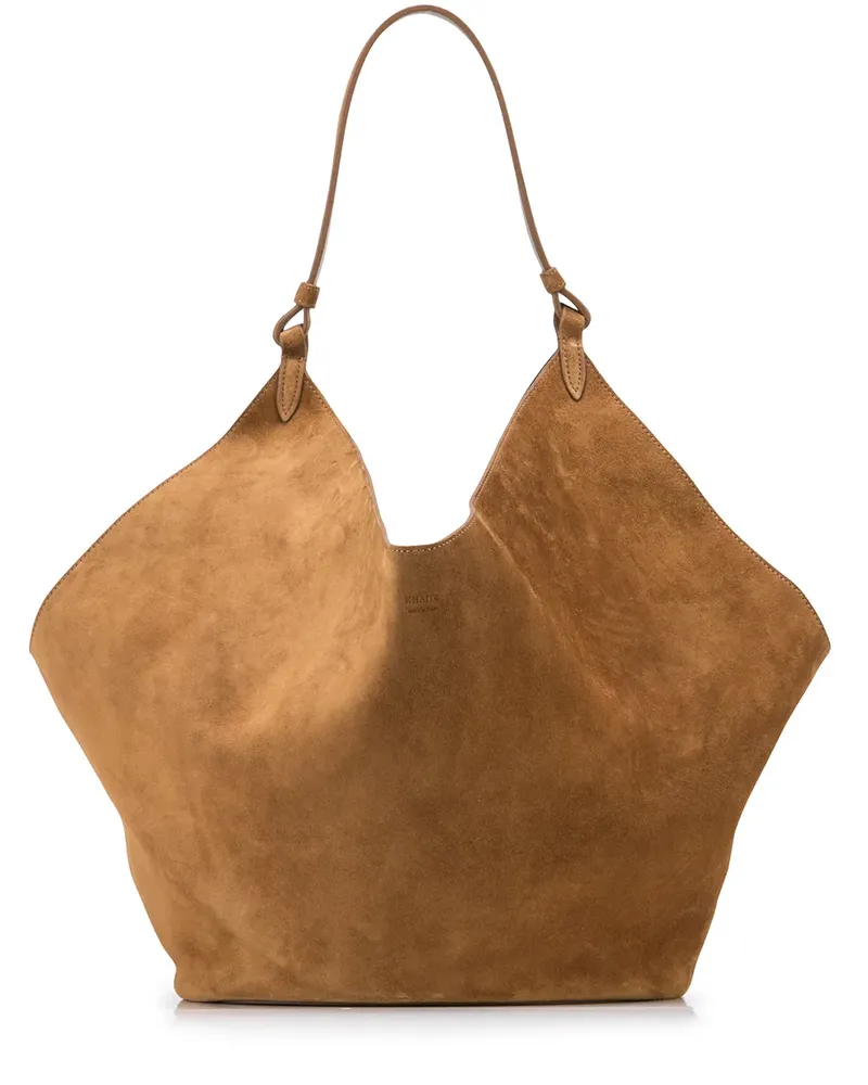 KHAITE Mittelgroße The Lotus Handtasche - Braun Braun