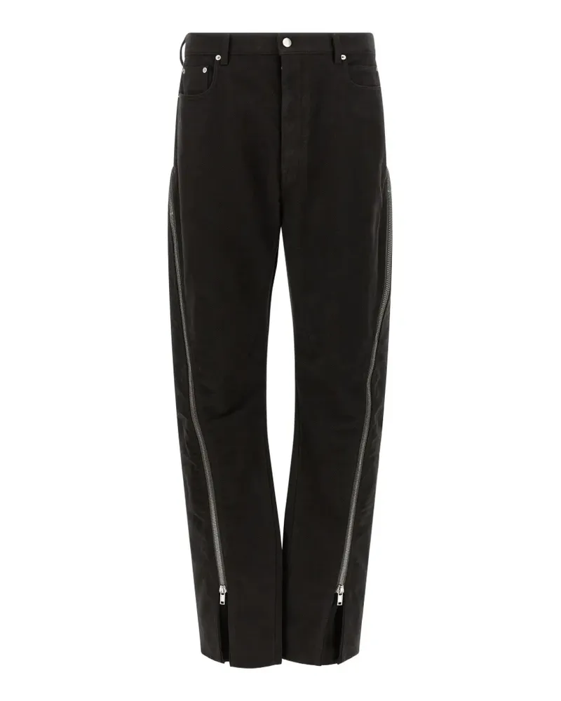 Rick Owens Bolan Banana zip-detail jeans - Schwarz Schwarz