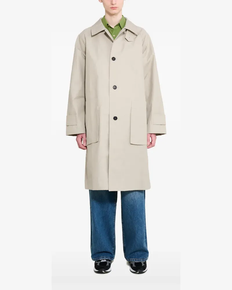 Margaret Howell Railway Mac Jacke - Nude Nude