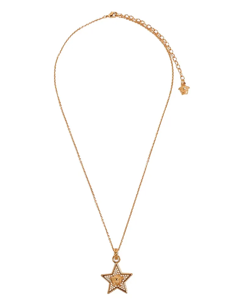 Versace Medusa-head star necklace - Gold Gold