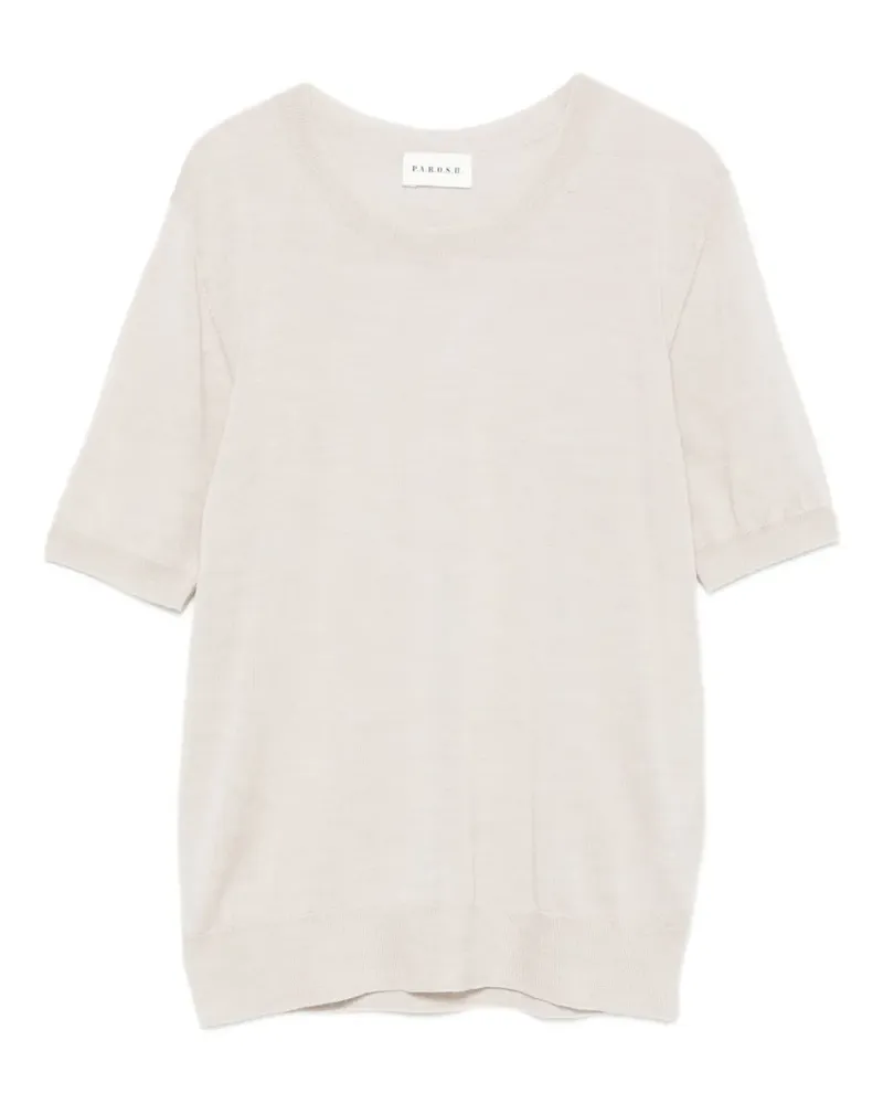 P.A.R.O.S.H. P.A.R.O H. Kurzärmeliges T-Shirt - Nude Nude