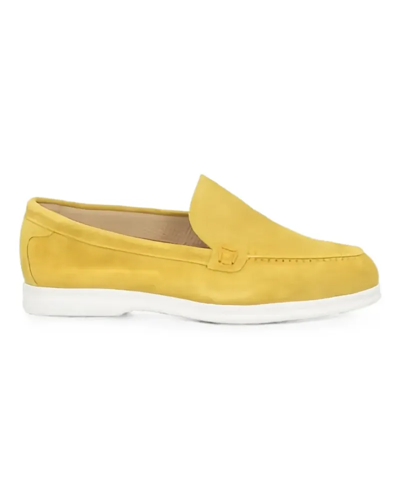 Doucal´s suede slip-on loafers - Gelb Gelb