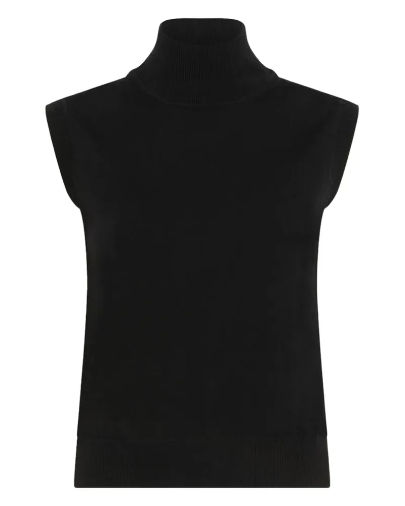 Alpha Studio Top mit Rollkragen - Schwarz Schwarz