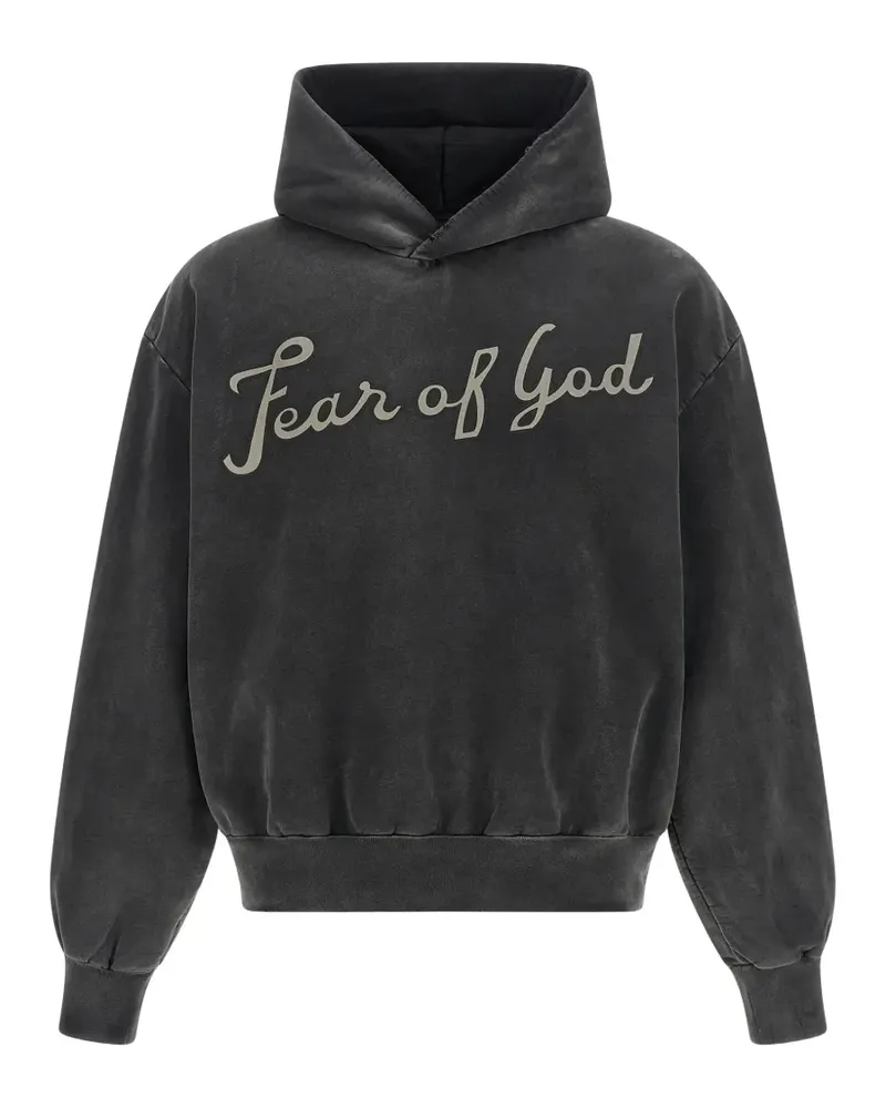 Fear of God 26 graphic-print cotton hoodie - Grau Grau