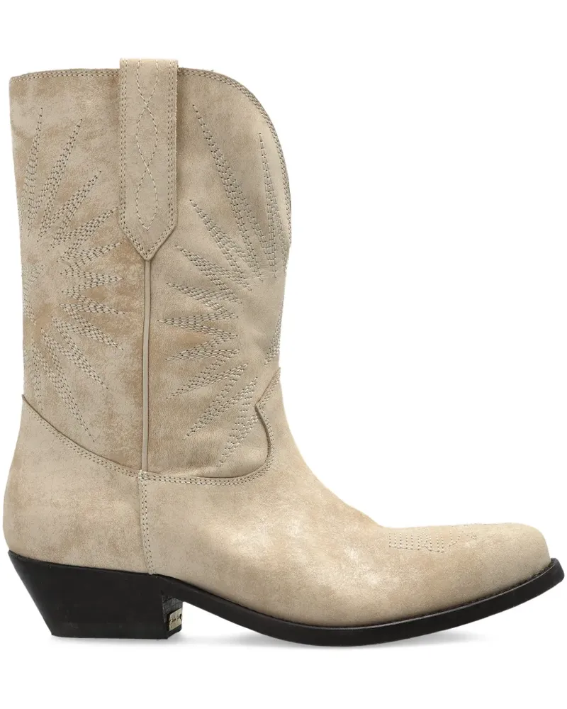 Golden Goose Wish Star Stiefel - Nude Nude