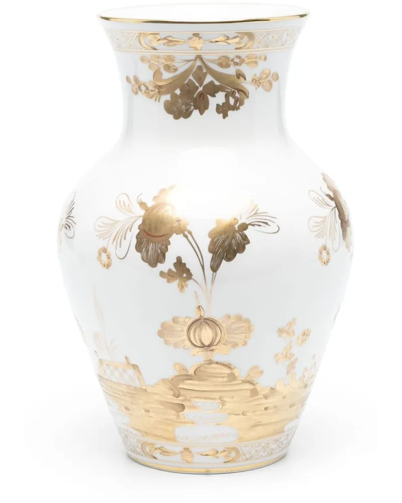 Ginori 1735 Aurum Ming Piccolo Vase Weiß