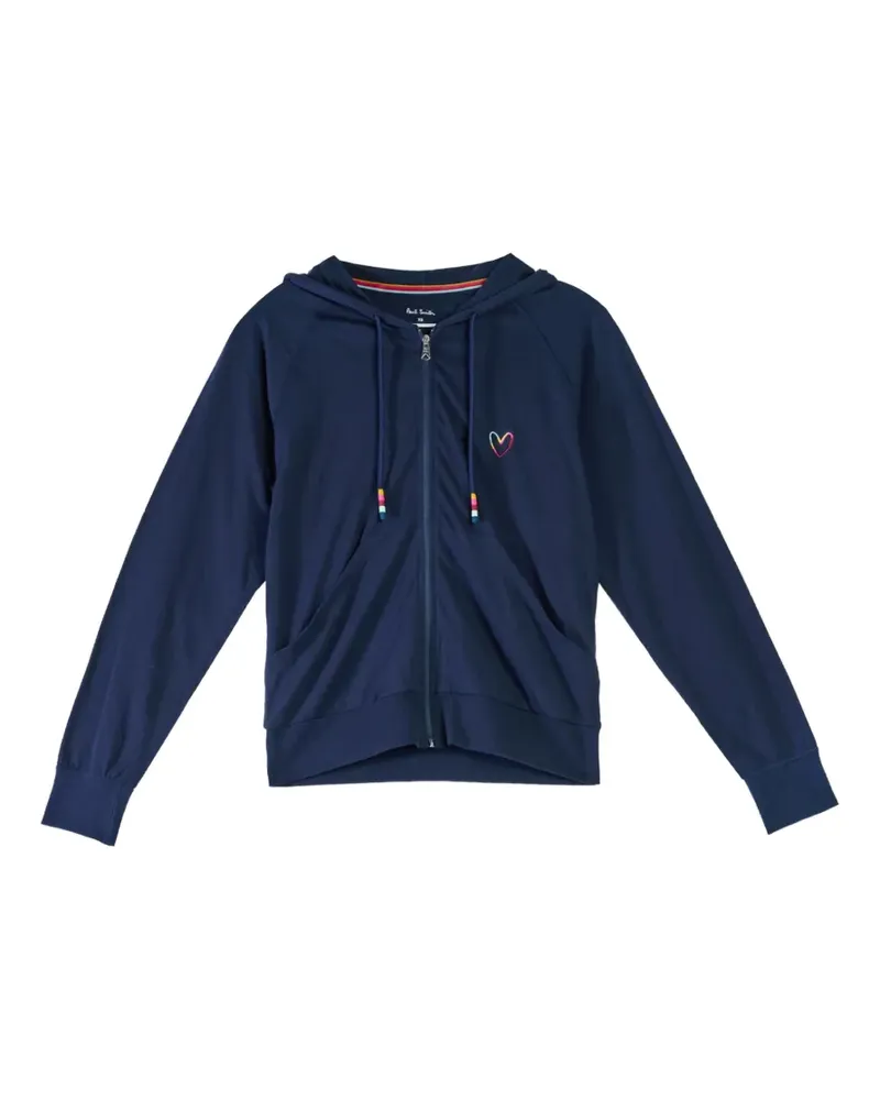 Paul Smith Swirl Heart Hoodie - Blau Blau
