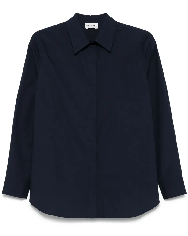 P.A.R.O.S.H. P.A.R.O H. Canyox Hemd - Blau Blau