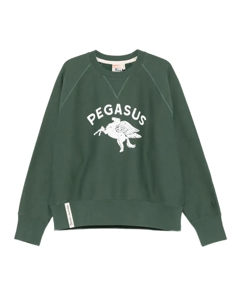 Champion Sweatshirt mit Pegasus-Print - Grün Grün
