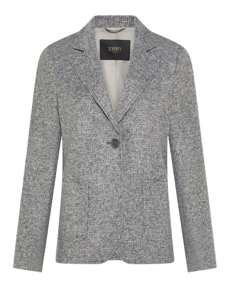 Seventy mélange single-breasted blazer - Grau Grau