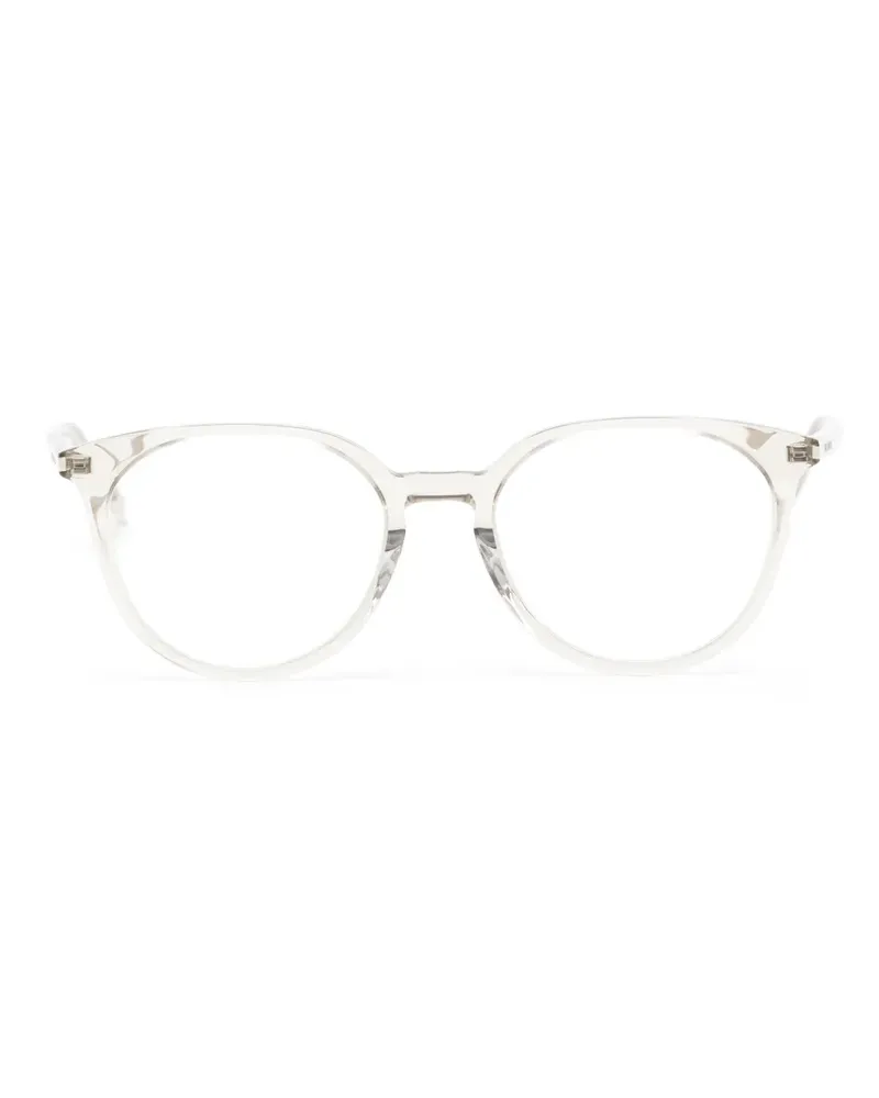 Saint Laurent Brille mit rundem Gestell - Weiß Weiß