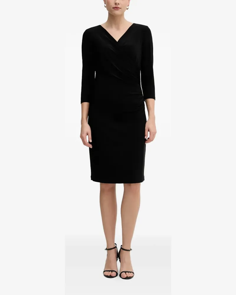 Joseph Ribkoff V-neck midi dress - Schwarz Schwarz
