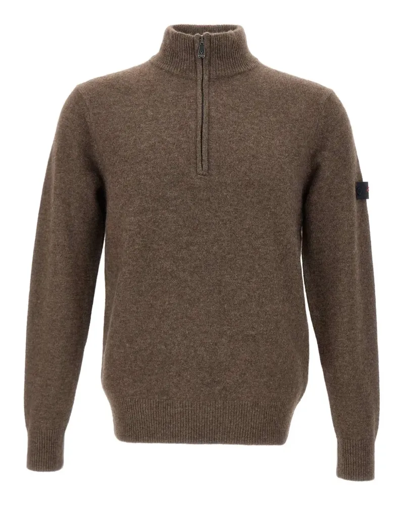 Peuterey Pullover mit Reißverschluss - Braun Braun