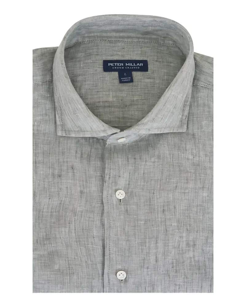 Peter Millar Astino Hemd mit Knöpfen - Grau Grau