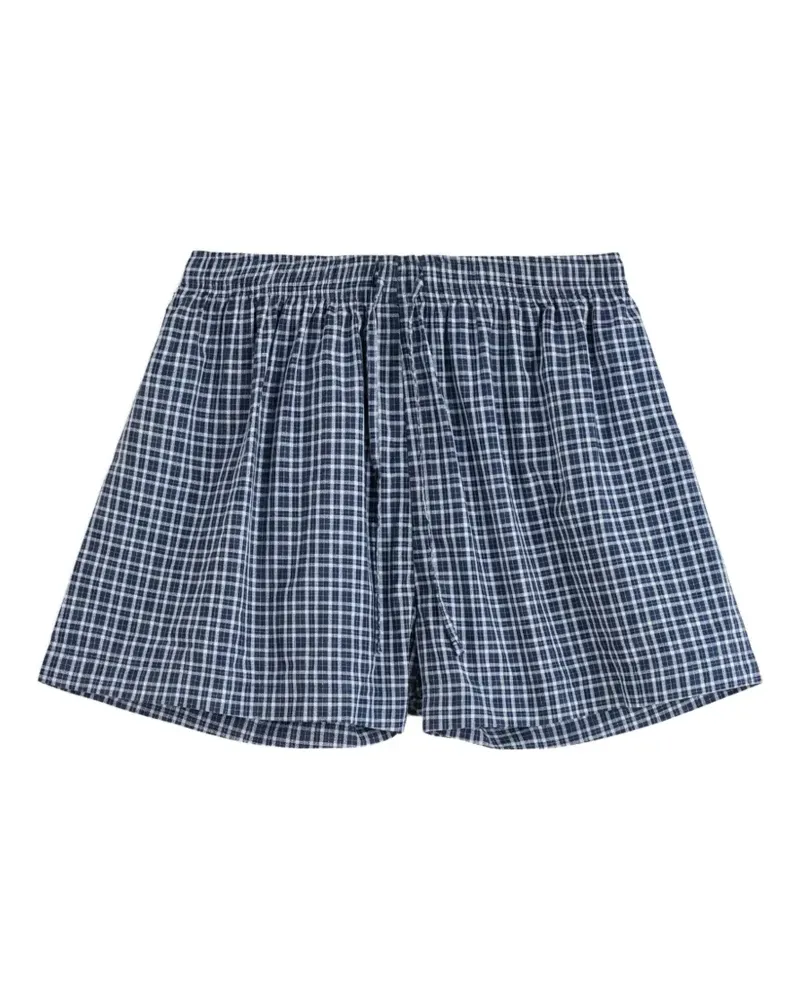 TEKLA Pyjama aus Bio-Baumwolle mit Kirschen - Blau Blau