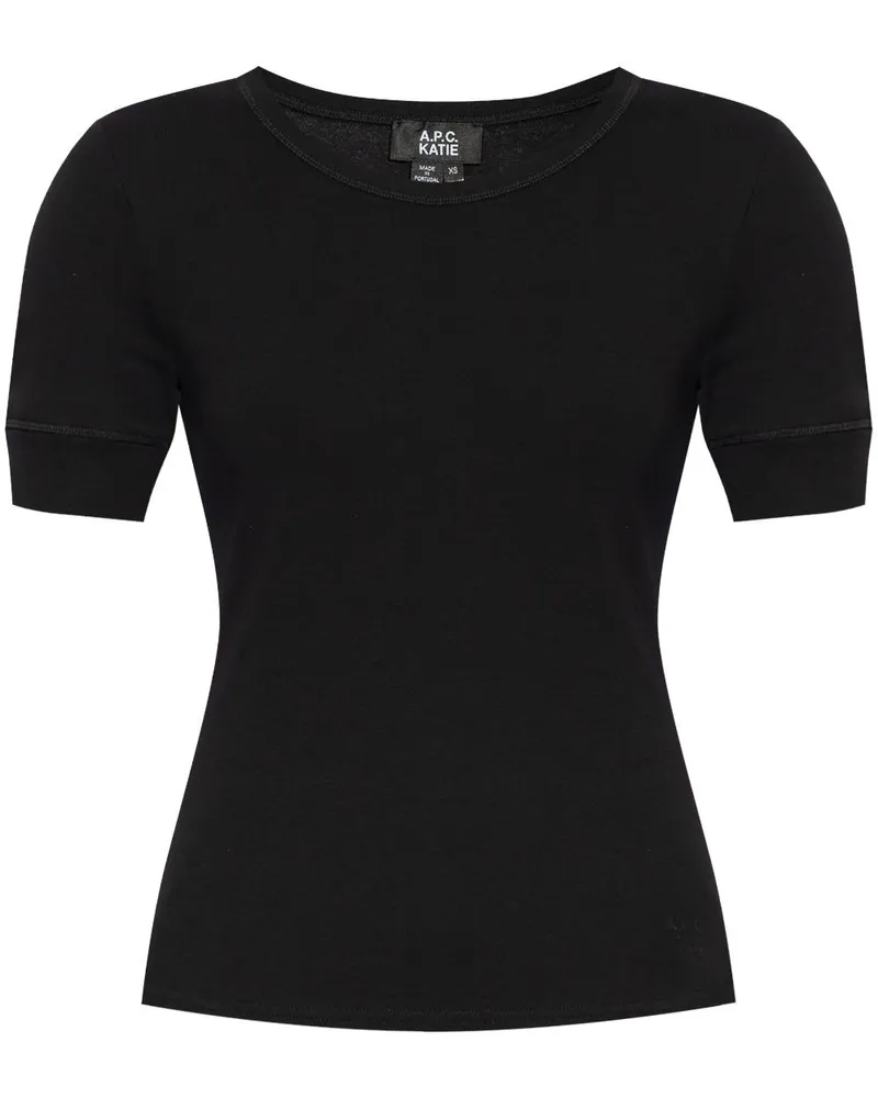 A.P.C. x Katie Holmes T-Shirt Schwarz