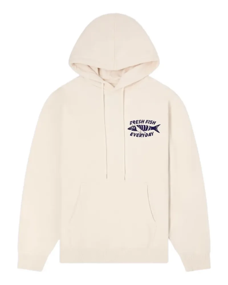 Edwin Jeans Monsieur Sakana hoodie - Weiß Weiß