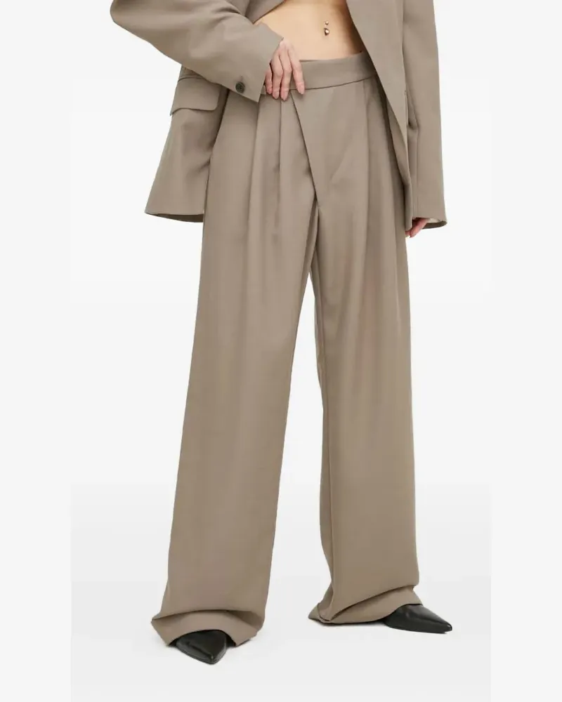 Won Hundred pocket pleated trousers - Nude Nude