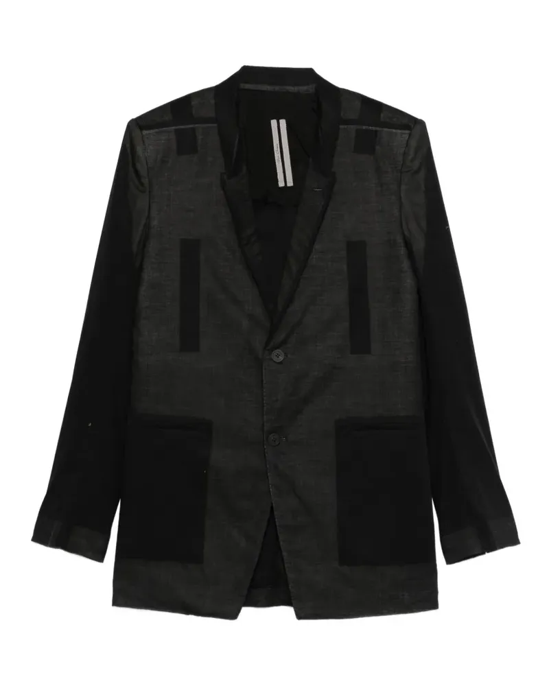 Rick Owens Concordian blazer - Schwarz Schwarz