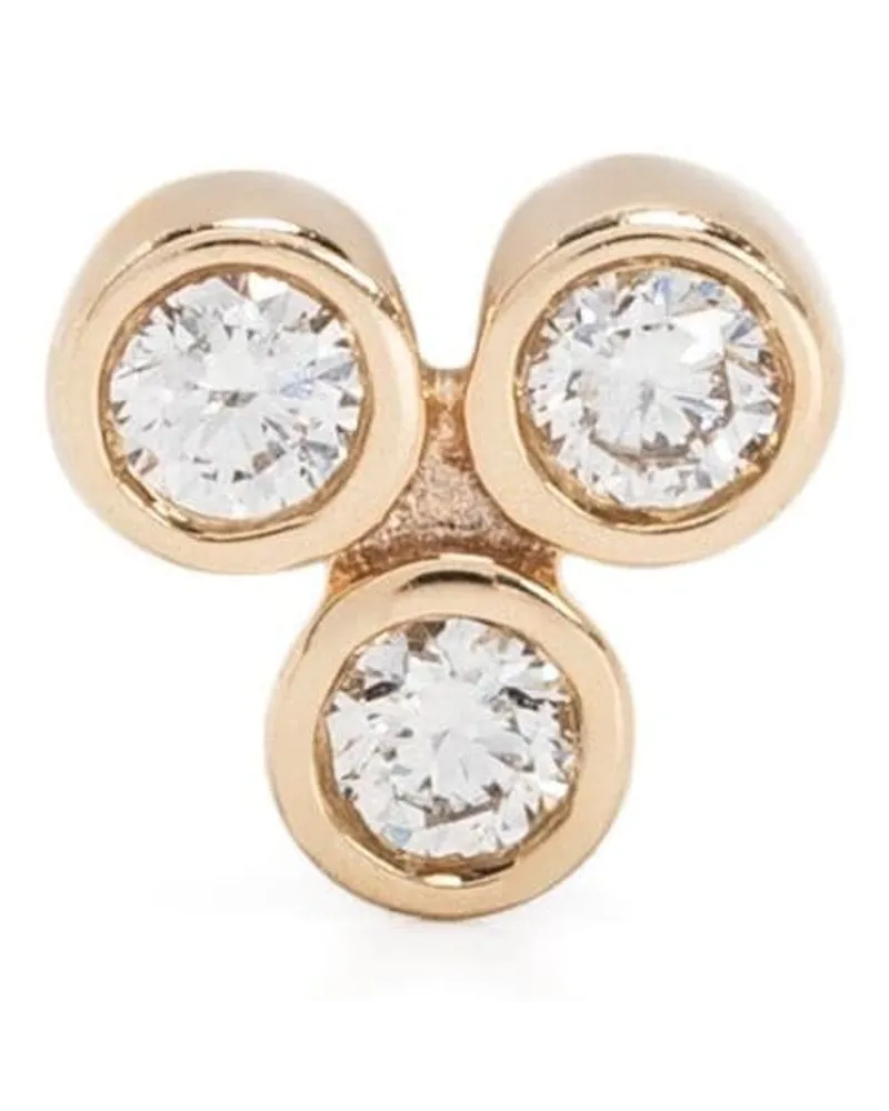 Maria Black 14kt Triad 18 Gelbgoldohrring mit Diamanten Gold