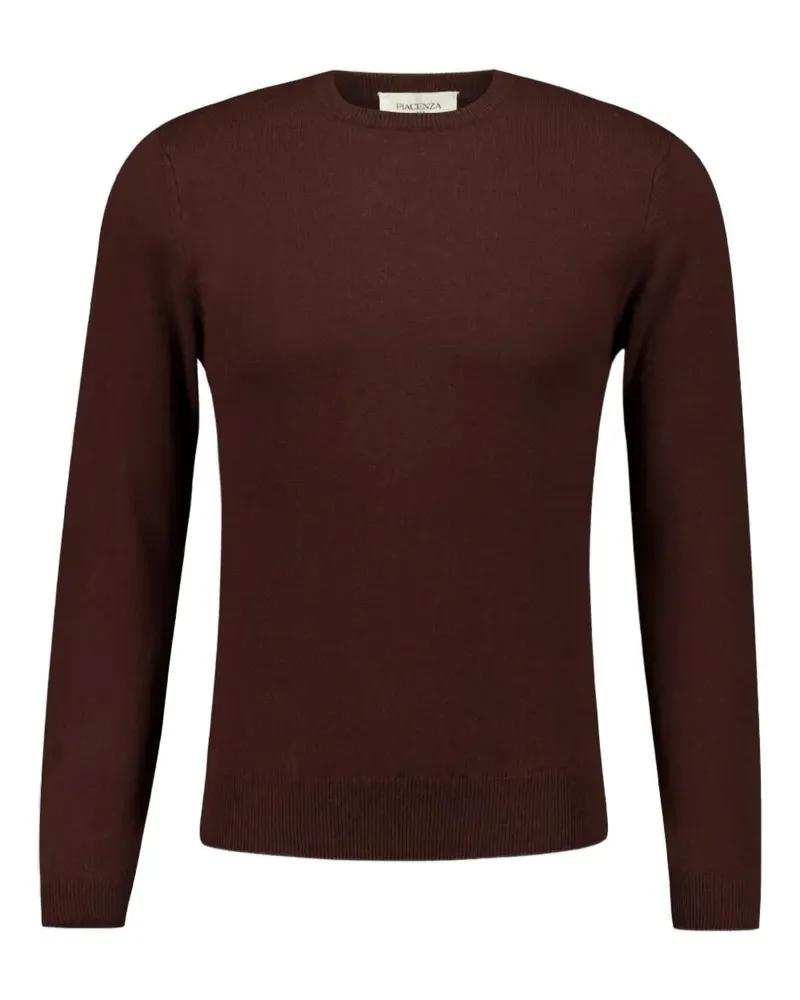 Piacenza Cashmere Kaschmirpullover mit Rundhalsausschnitt - Rot Rot
