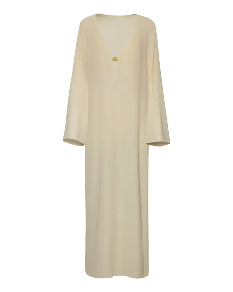 Baobab Collection Luna bell-sleeves cut-out maxi cover-up - Gelb Gelb