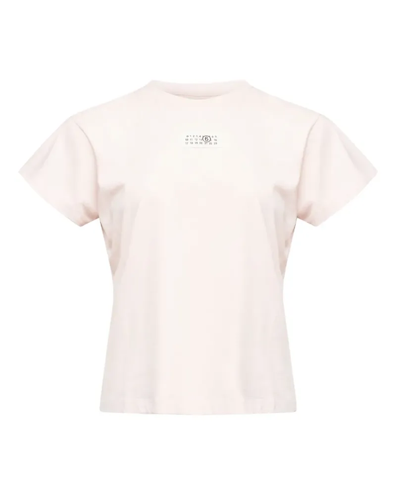 Maison Margiela T-Shirt mit rundem Ausschnitt - Rosa Rosa