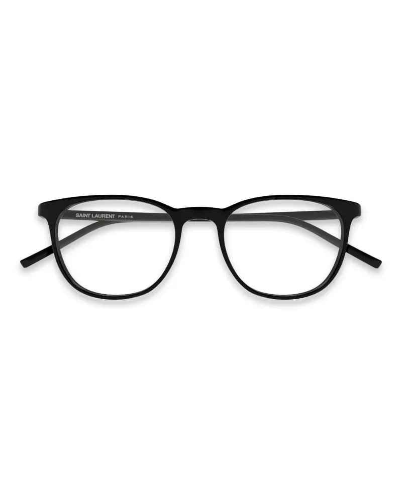 Saint Laurent Brille mit rundem Gestell - Schwarz Schwarz