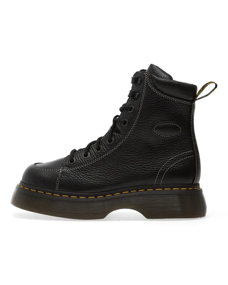 Dr.Martens Buzz 8i pebbled-leather lace-up boots - Schwarz Schwarz