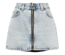 Jeans-Minirock mit Reißverschluss
