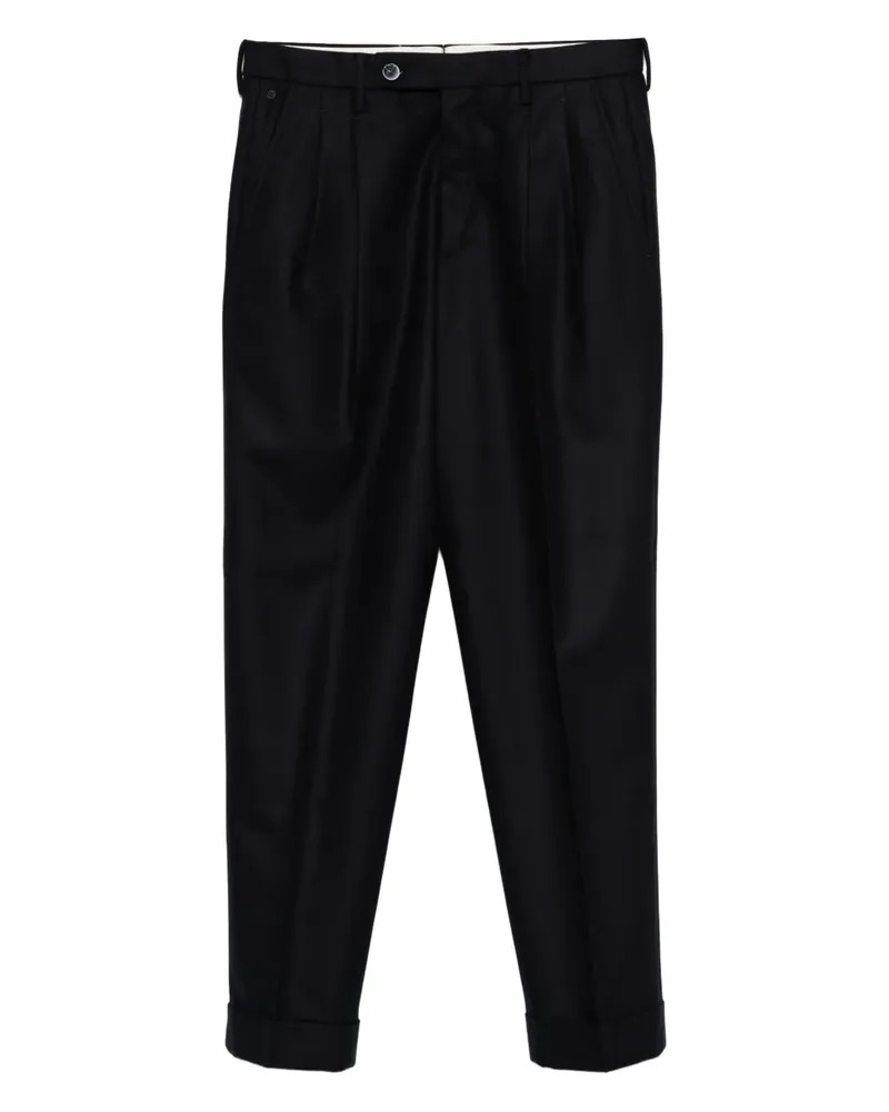 GTA Hose mit Bundfalten - Blau Blau