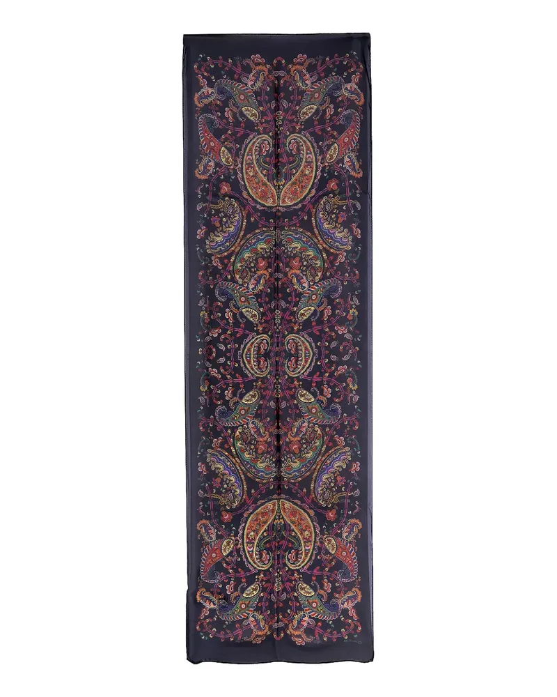 Etro paisley-print scarf - Blau Blau