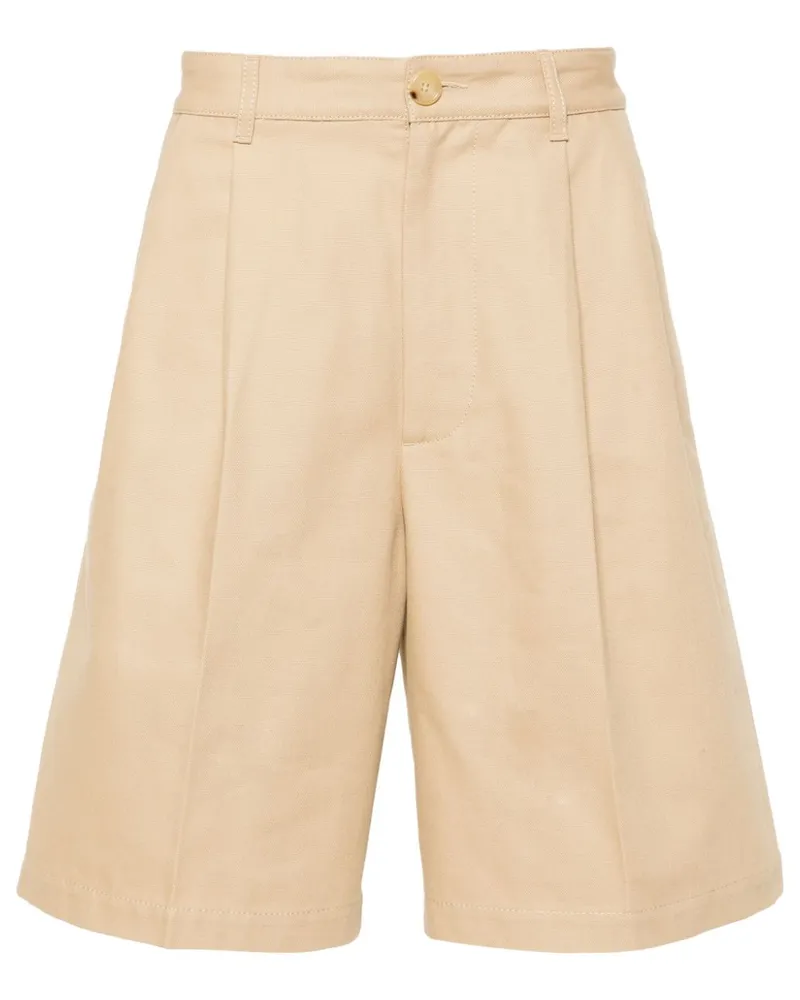Gucci Bermudas mit Logo-Stickerei - Nude Nude