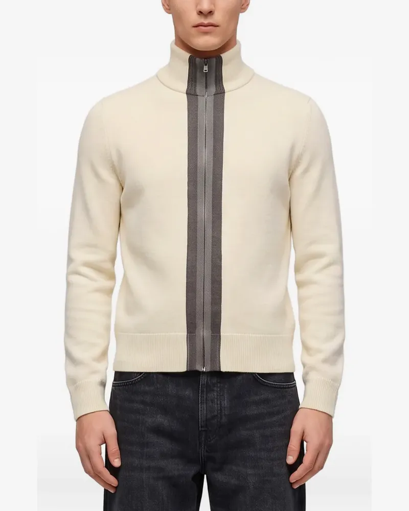 Gucci Gestrickter Pullover mit gedecktem Web - Nude Nude