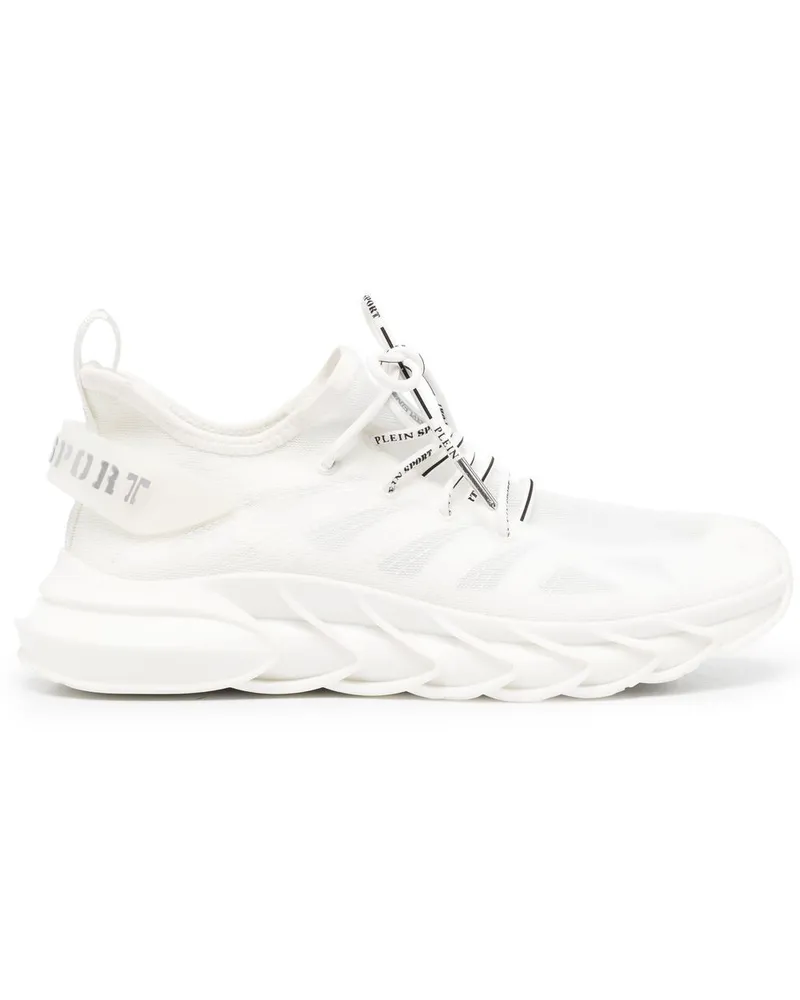Philipp Plein Sneakers mit Logo - Weiß Weiß