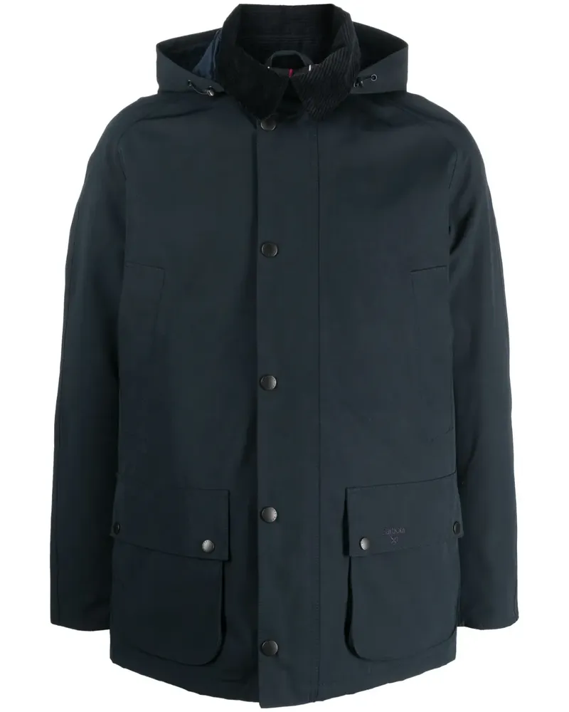 Barbour Wasserdichte Ashby Kapuzenjacke - Blau Blau