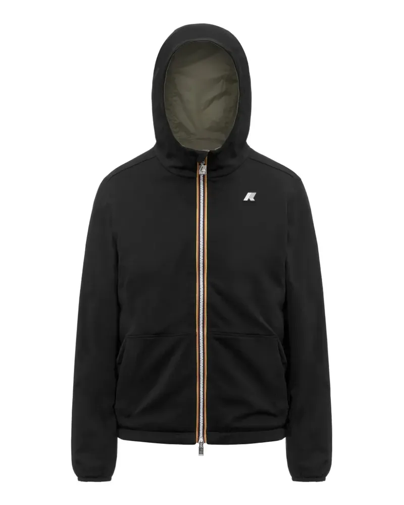 K-Way Jake reversible jacket - Schwarz Schwarz