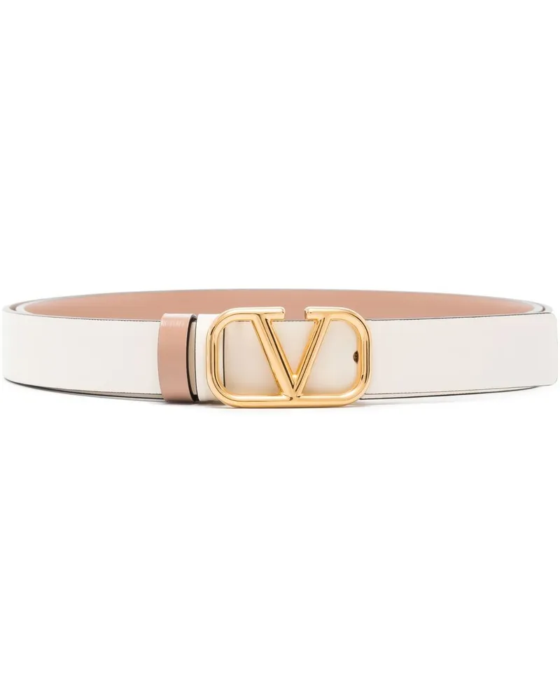 Valentino Garavani Wendbarer VLogo Signature Gürtel 20mm - Nude Nude