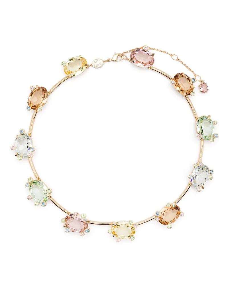 Swarovski Gema Tennis Halskette - Gold Gold