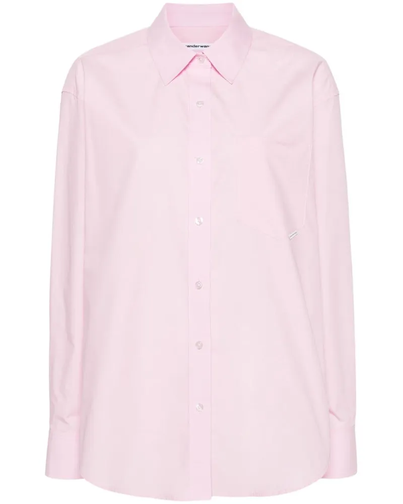 Alexander Wang Hemd mit Logo-Schild - Rosa Rosa