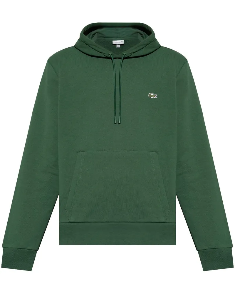 Lacoste Hoodie aus Fleece mit Stickerei - Grün Grün