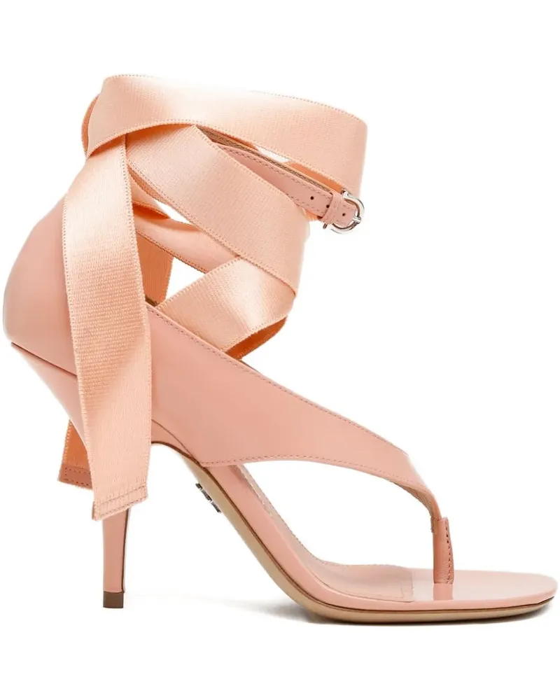 Ferragamo Sandalen mit Schleifendetail 95mm - Rosa Rosa