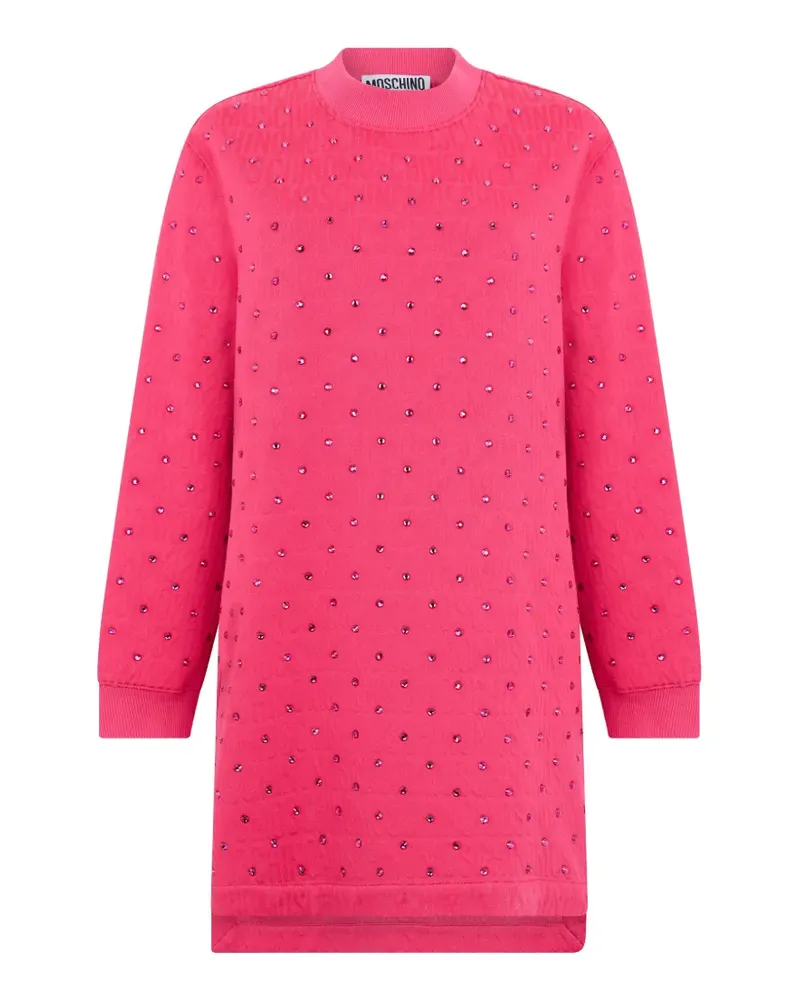 Moschino Minikleid mit Kristallen - Rosa Rosa