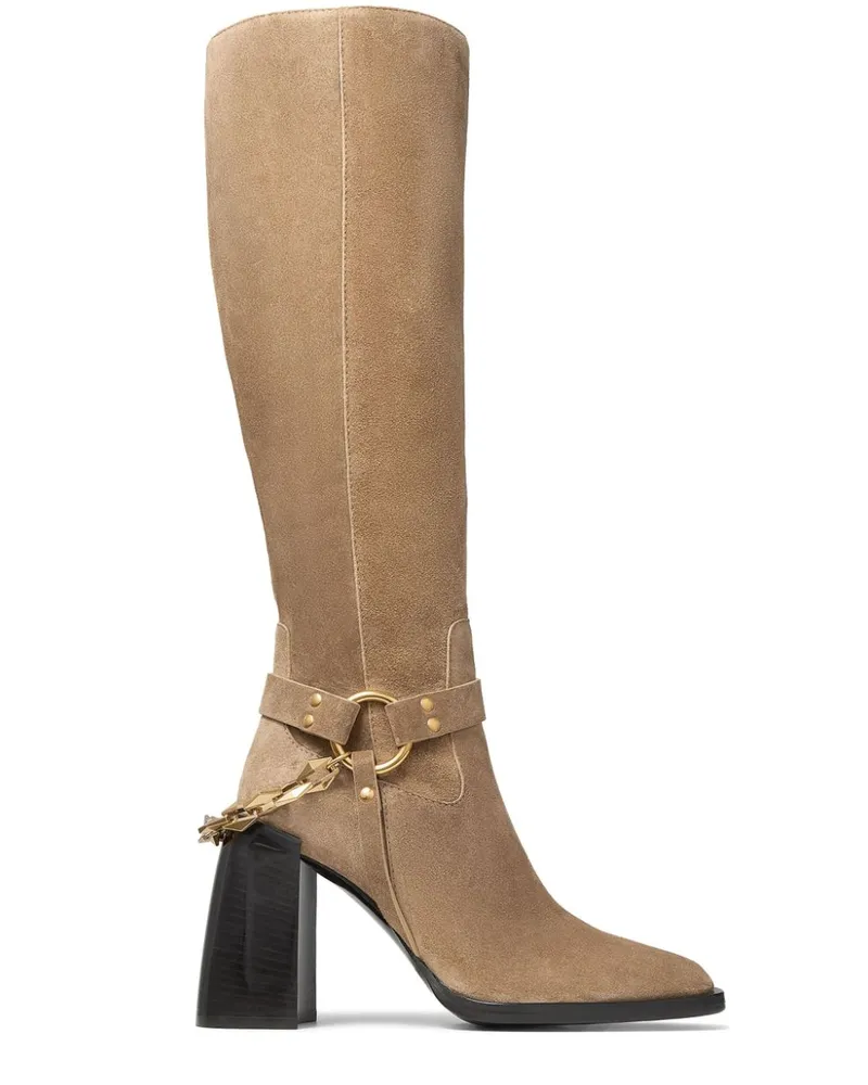 Jimmy Choo Isabelle Stiefel 95mm - Nude Nude