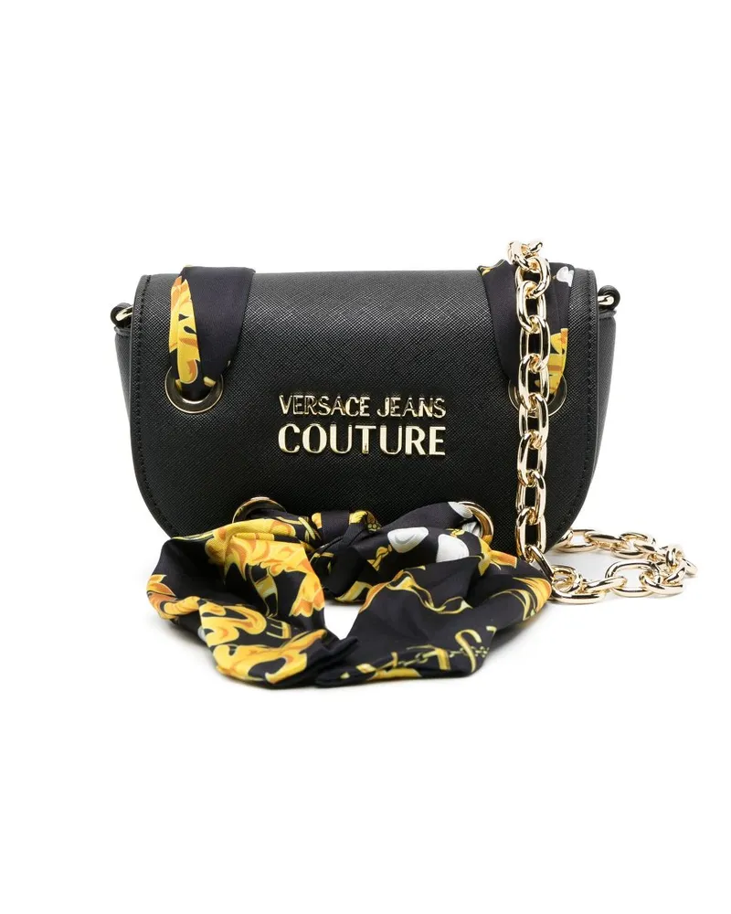 Versace Jeans Schultertasche mit Barocco-Schal - Schwarz Schwarz