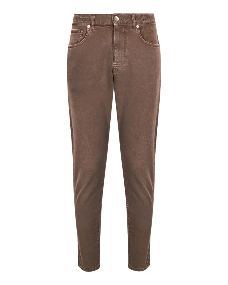 Eleventy Ausgeblichene Jeans - Braun Braun