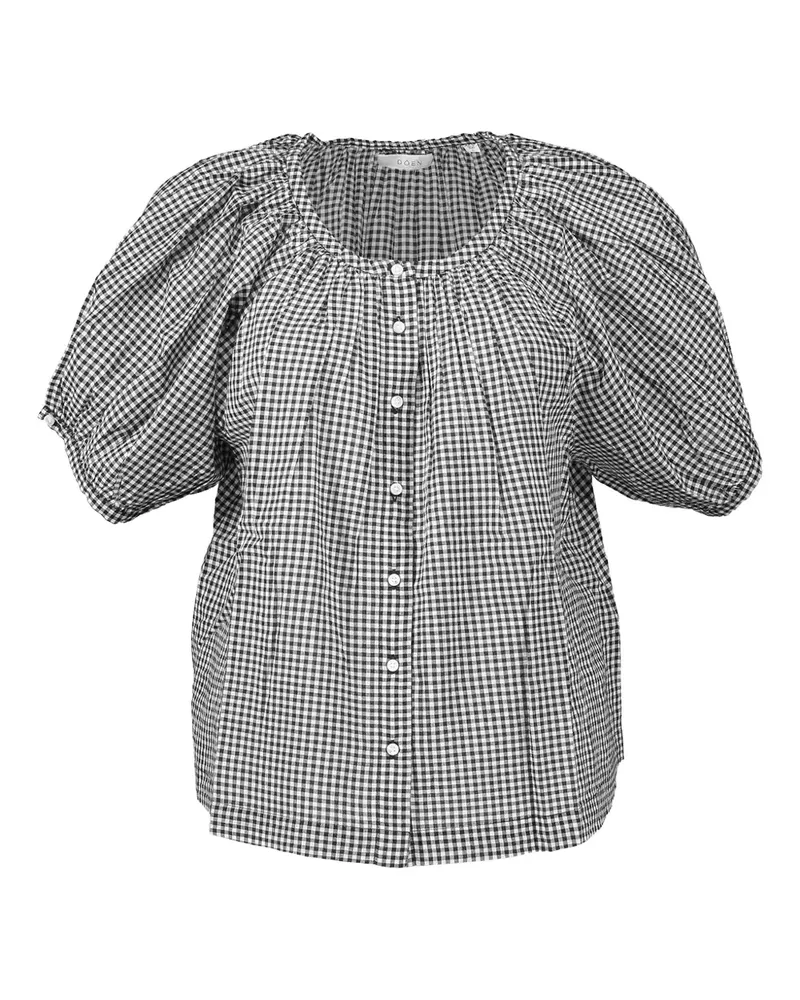DÔEN June puff-sleeve blouse - Schwarz Schwarz